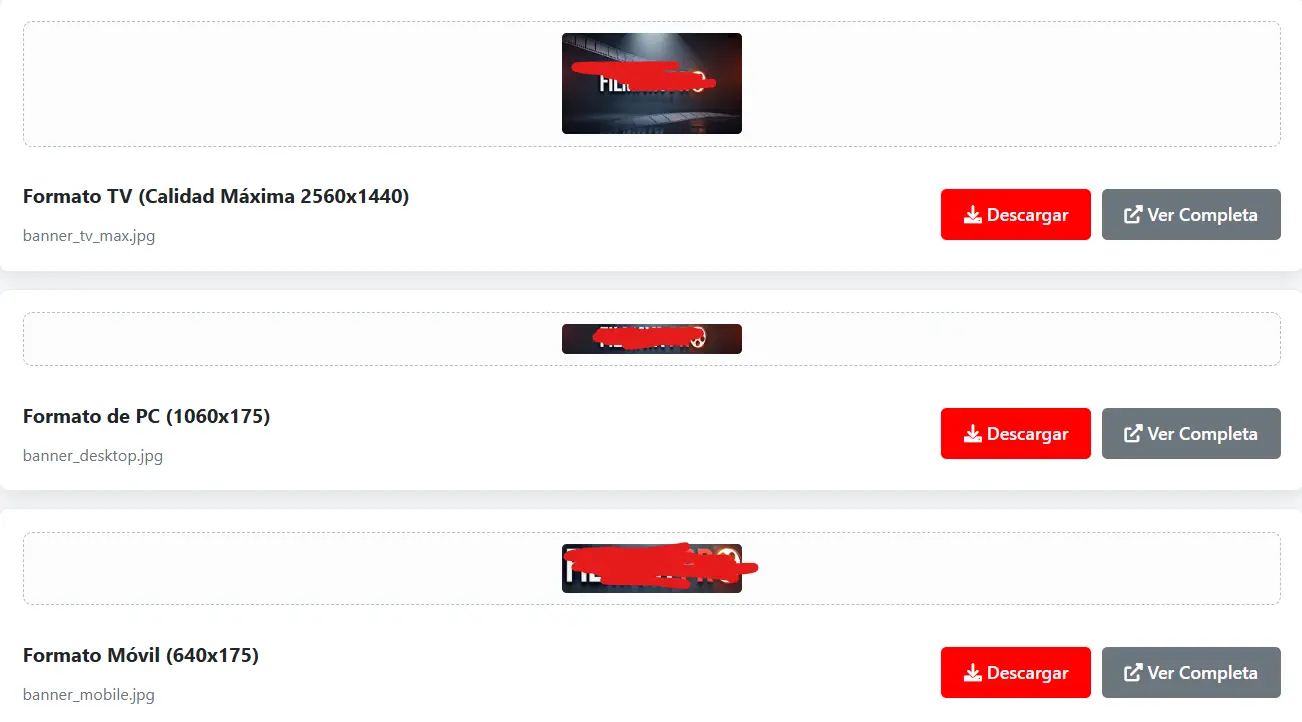 descargar banner canal de YouTube