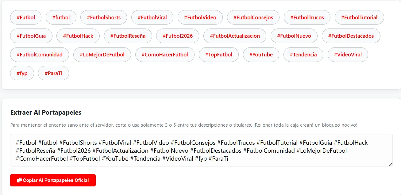 generador de etiquetas YouTube