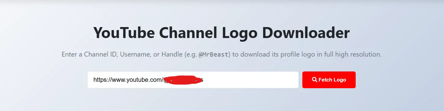 Youtube channel logo downloader