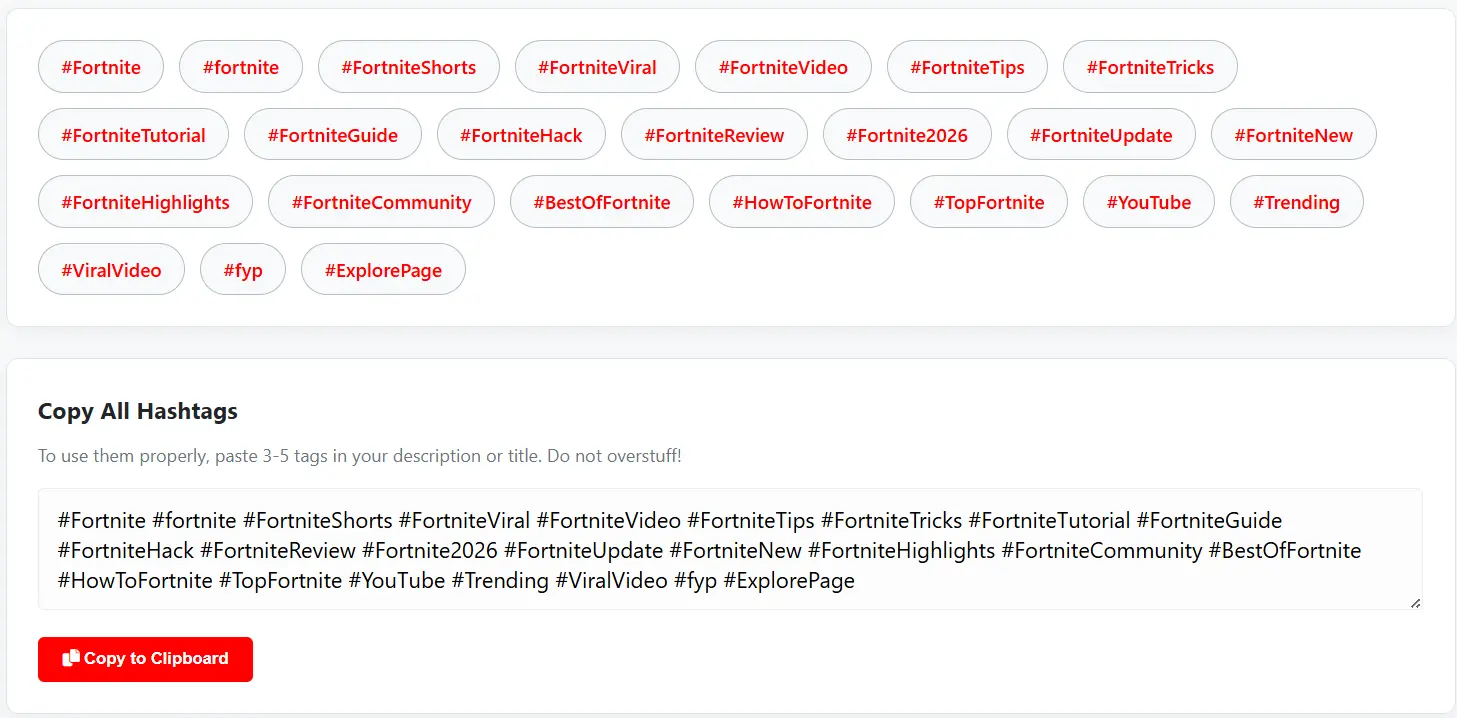 YouTube Hashtag Generator viral tool