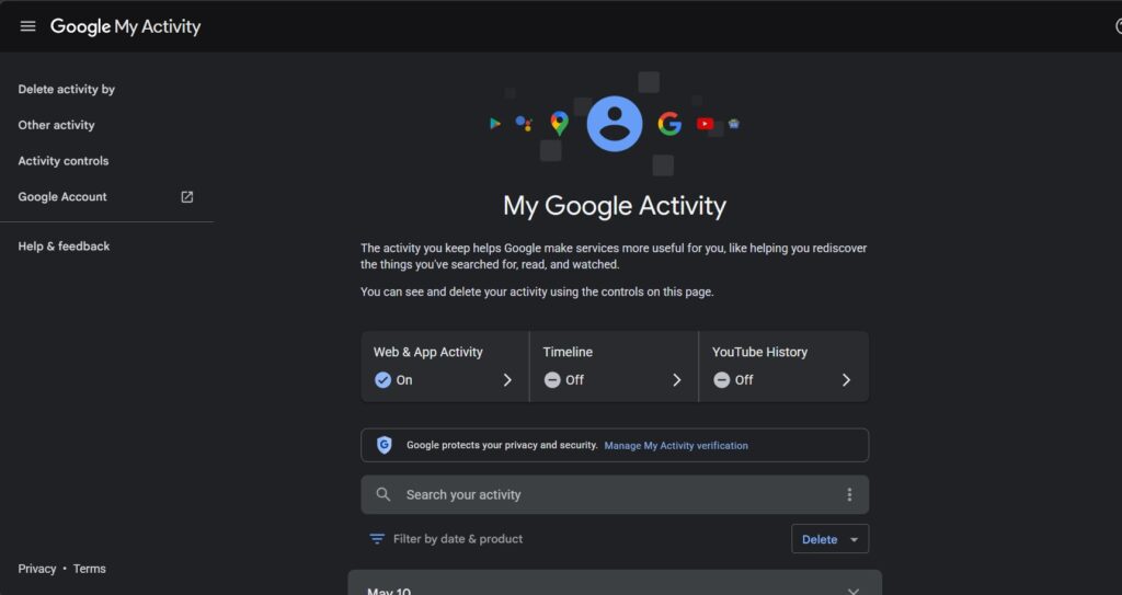 Google My Activity