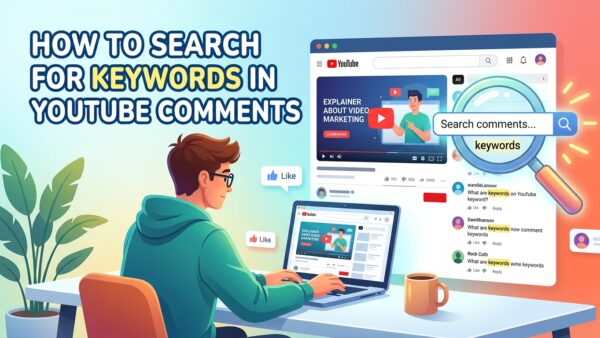 How to search for keywords on Youtube comments