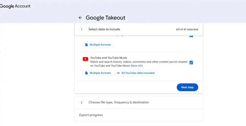 Google Takeout