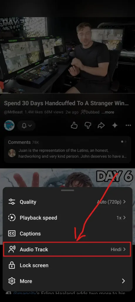 Youtube Audio Track on Mobile